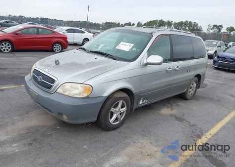 2005 Kia Sedona Ex/Lx из США, поврежденный, VIN KNDUP132856685000